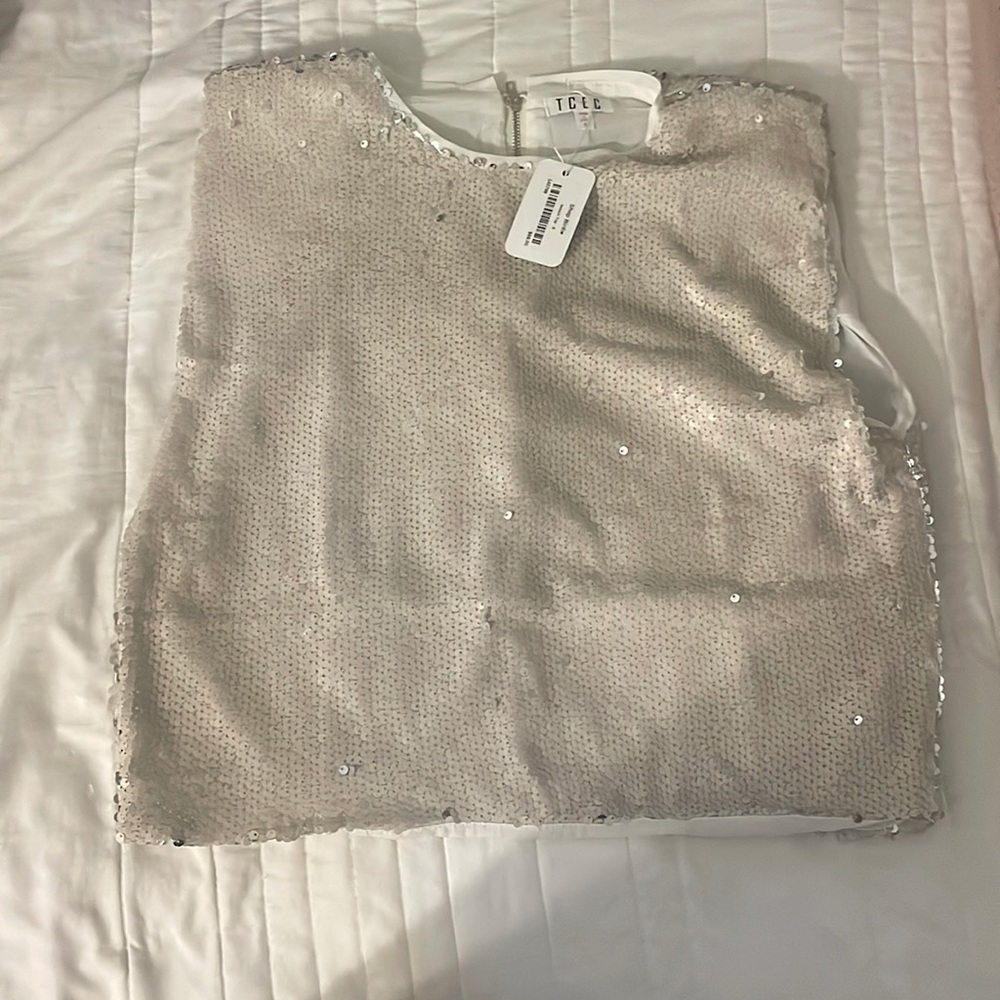 Champagne Sequin Tank